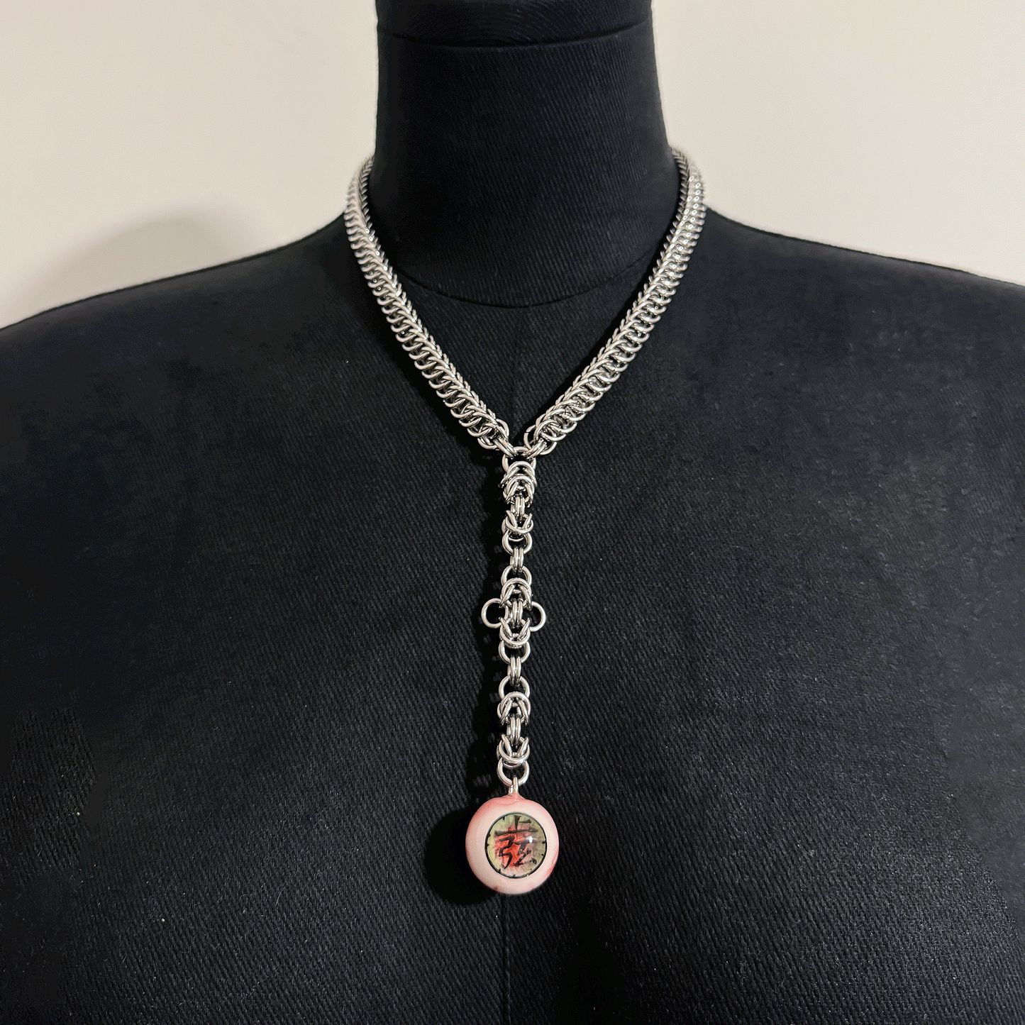 Demon Slayer Daki Eyeball Necklace (One of a kind)