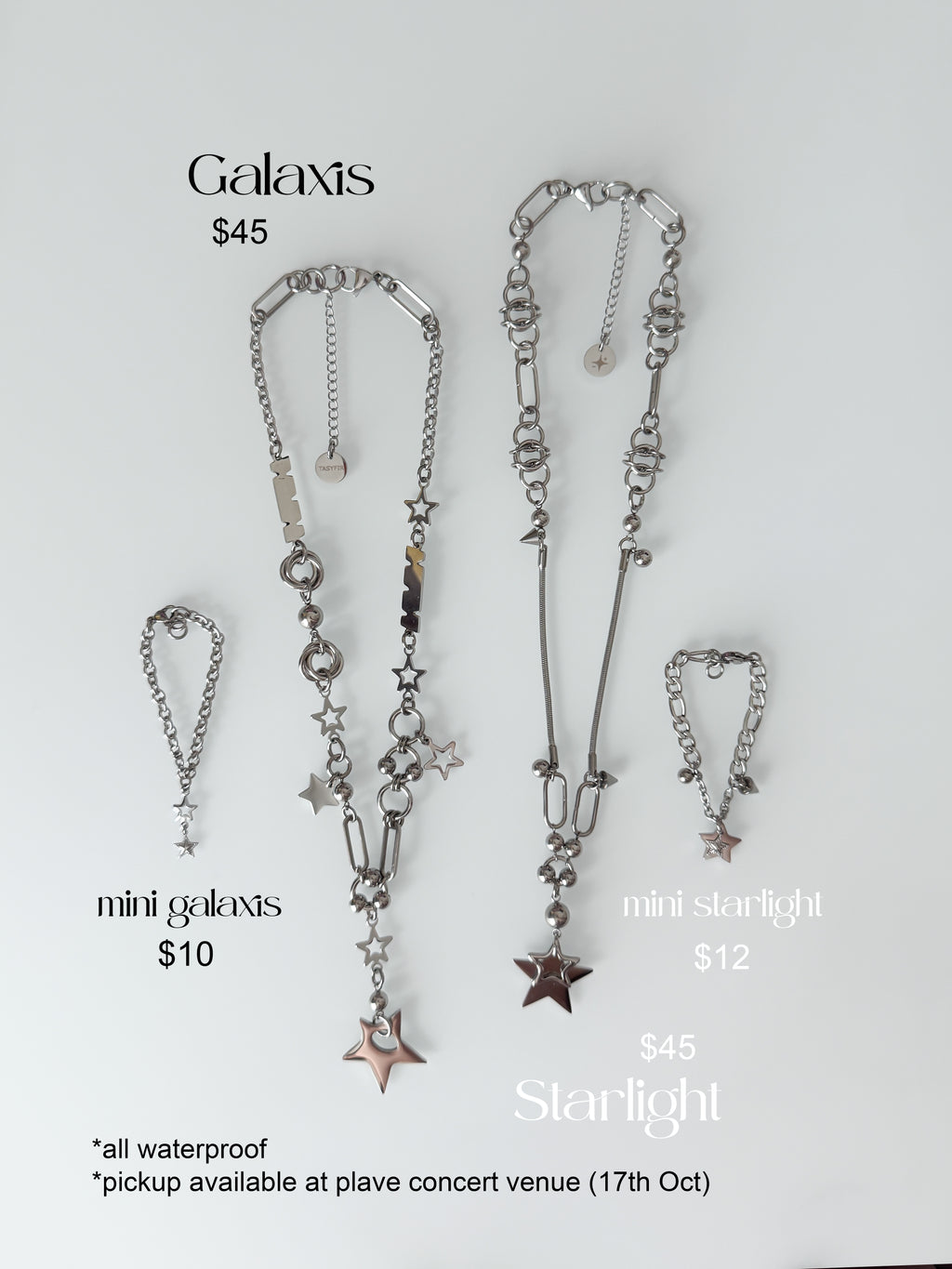 [HALLYUCON EXCLUSIVE] Mini Starlight & Galaxis Necklace for plush