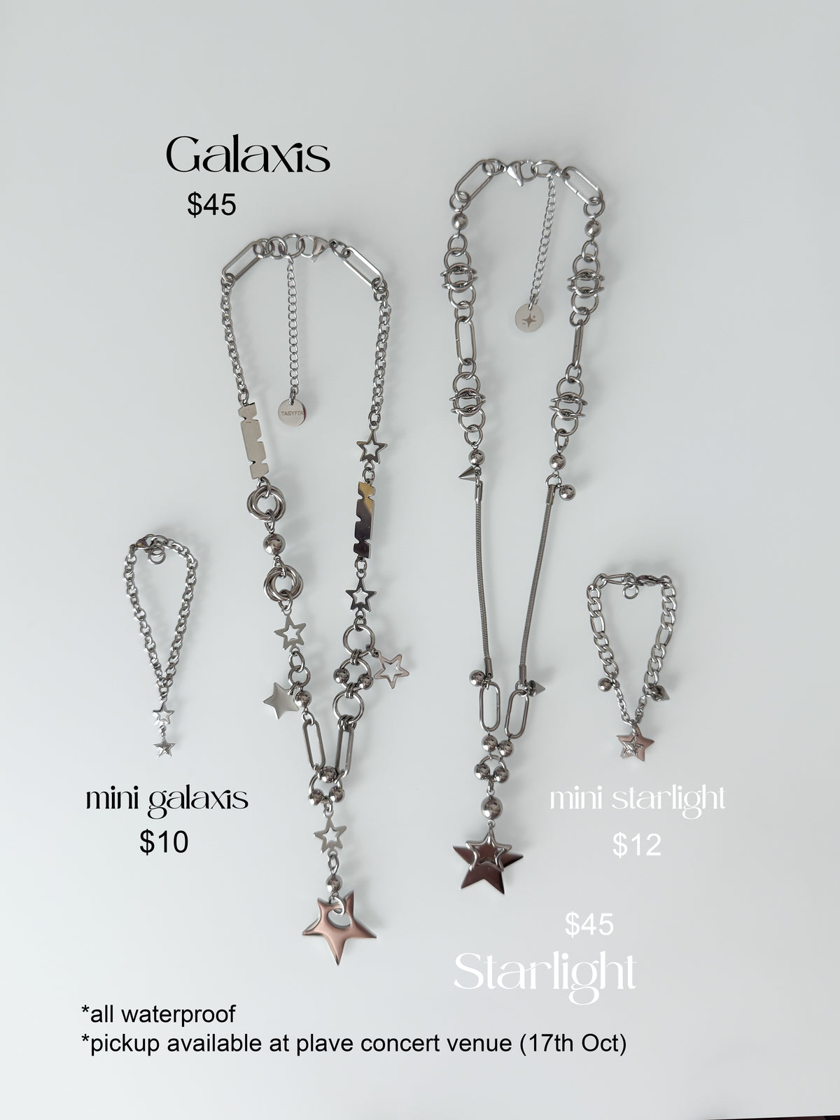 [HALLYUCON EXCLUSIVE] Mini Starlight & Galaxis Necklace for plush