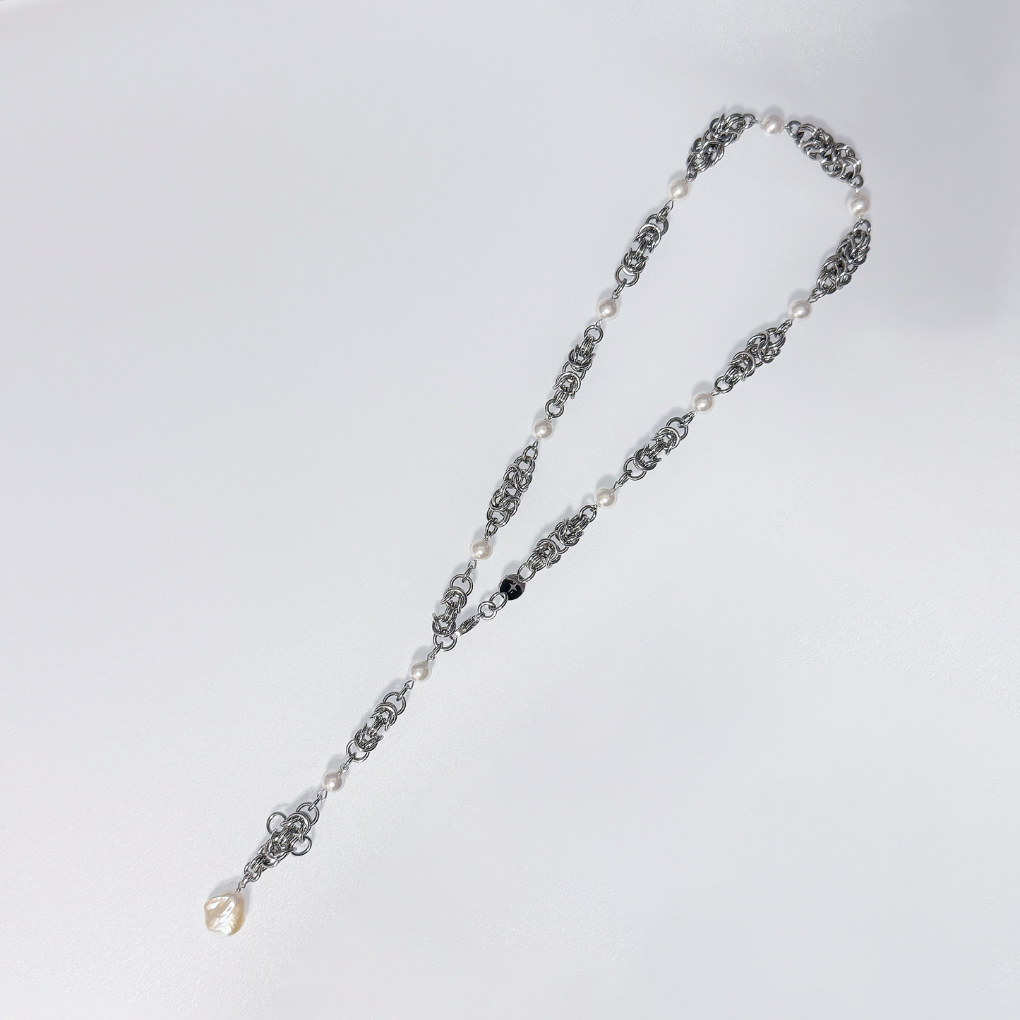 Baroque Pearl Long Necklace