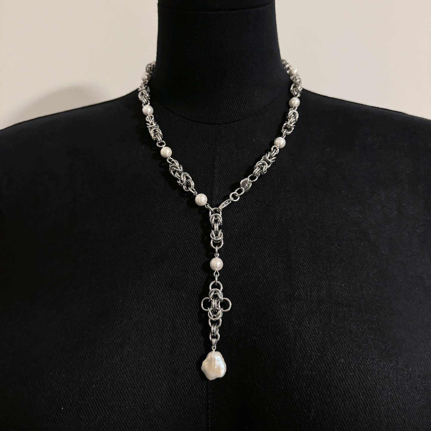 Baroque Pearl Long Necklace