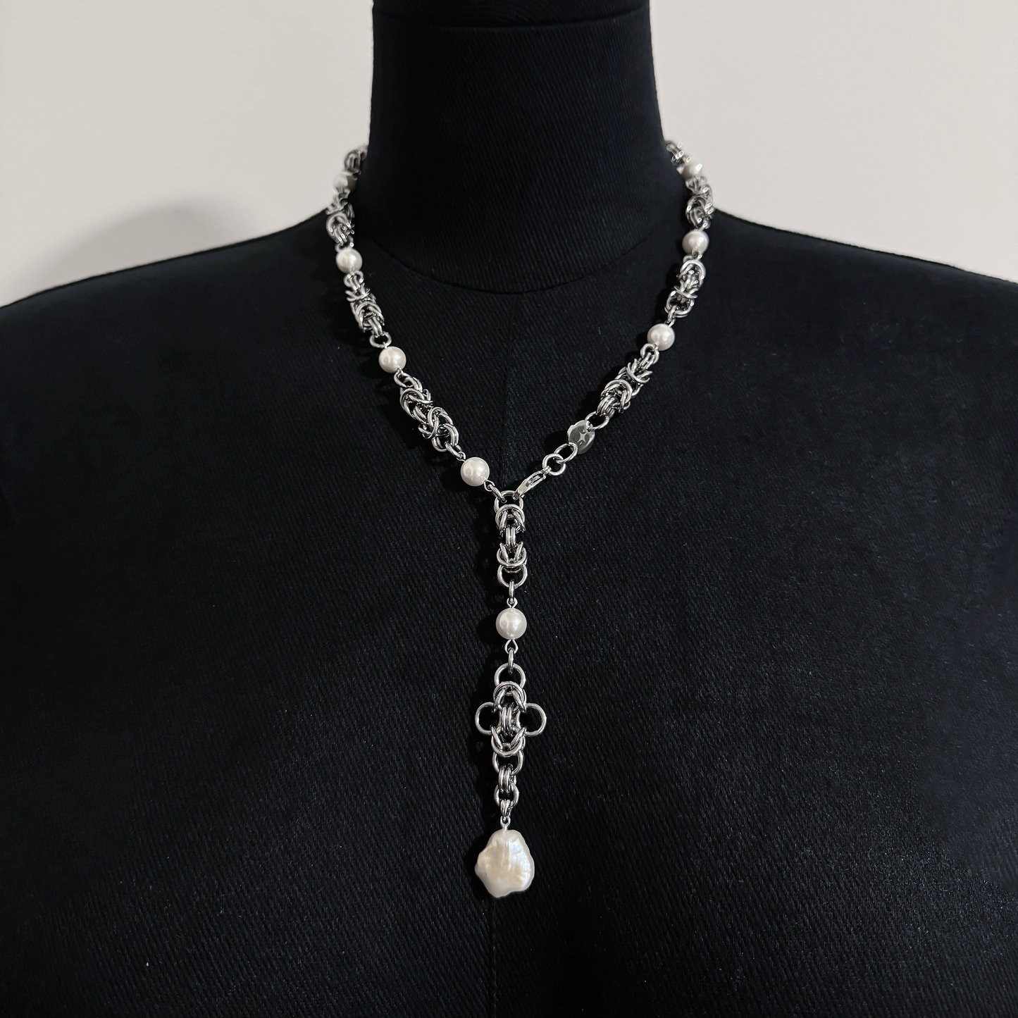 Baroque Pearl Long Necklace