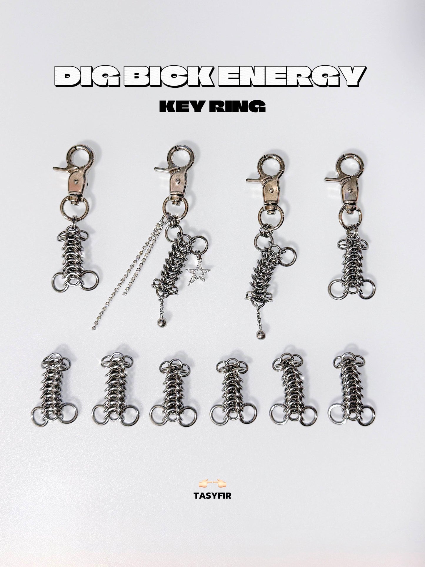 Dig Bick Energy Key Ring