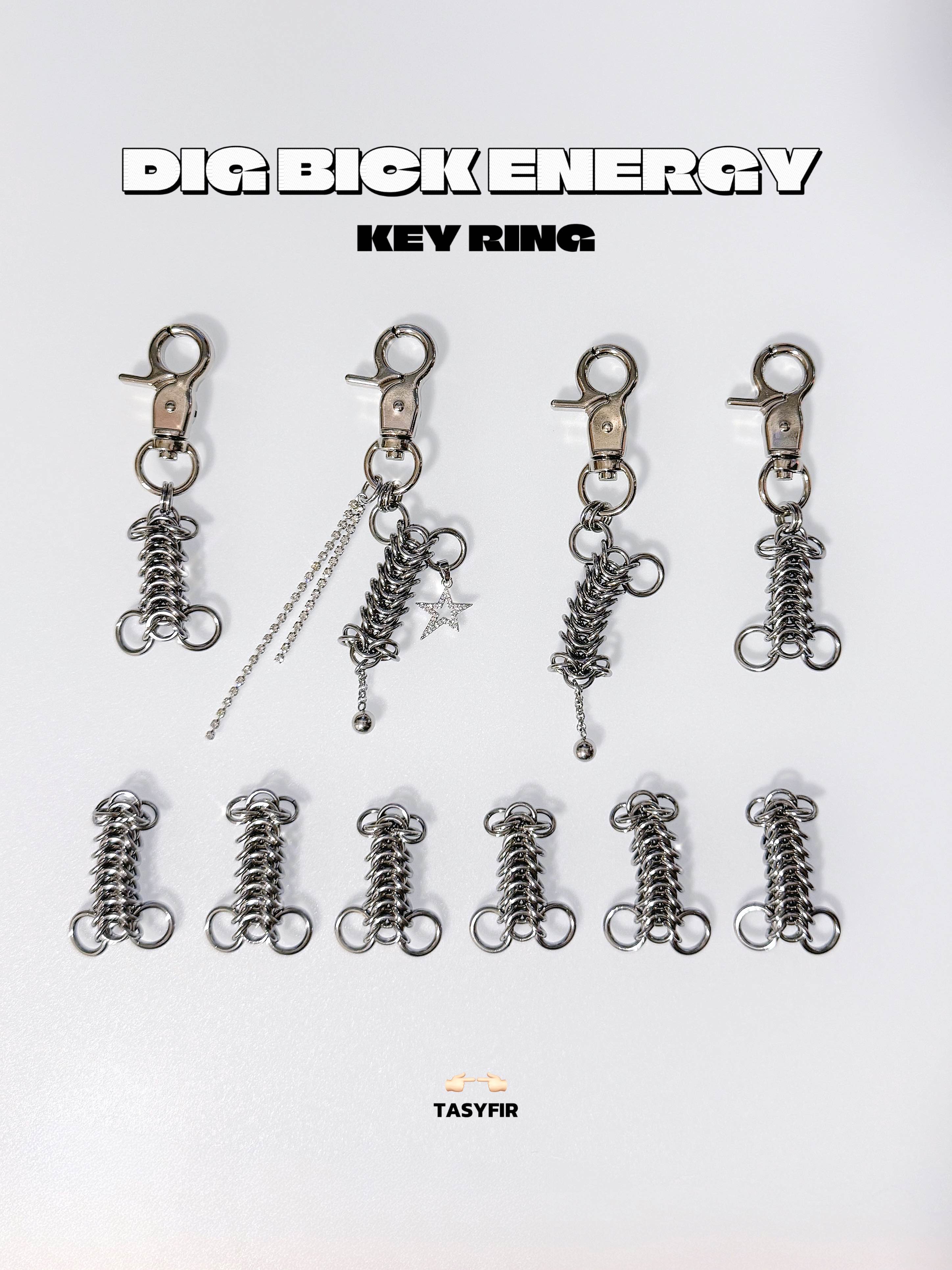 Dig Bick Energy Key Ring