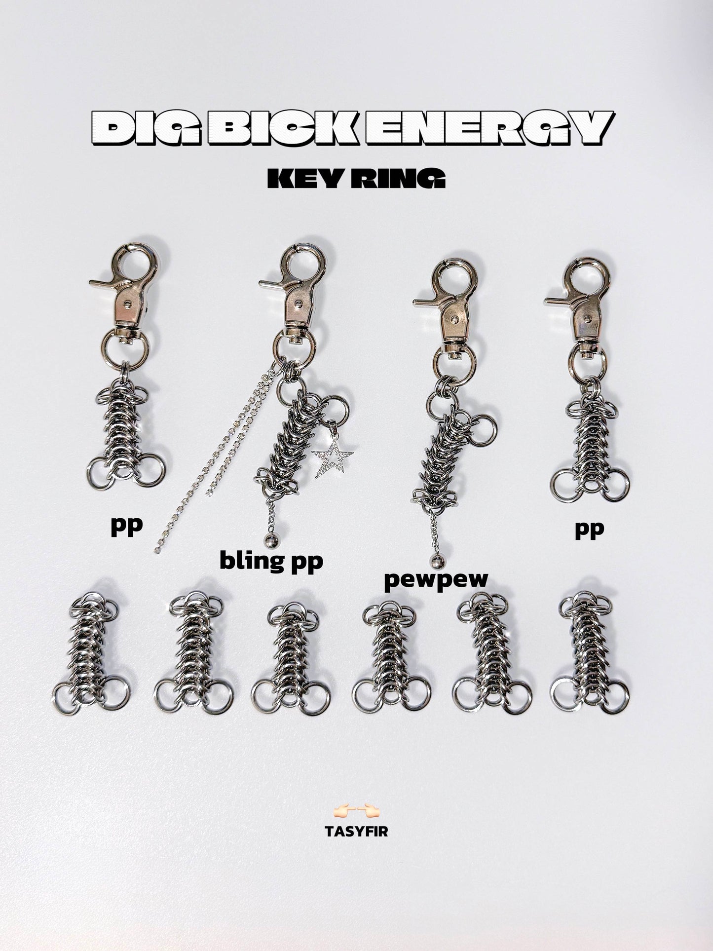 Dig Bick Energy Key Ring