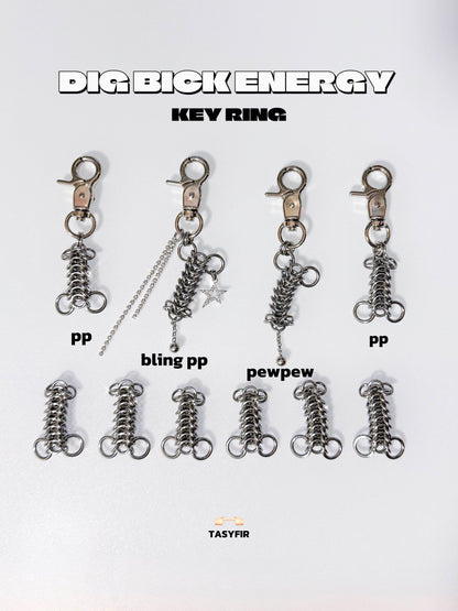 Dig Bick Energy Key Ring