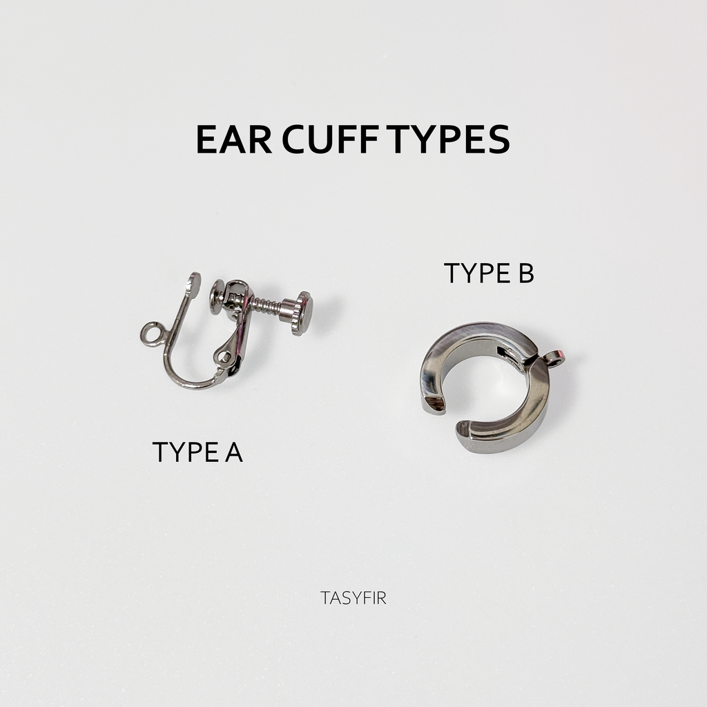 Metal Mix Shell Ear Ring (One of a kind)