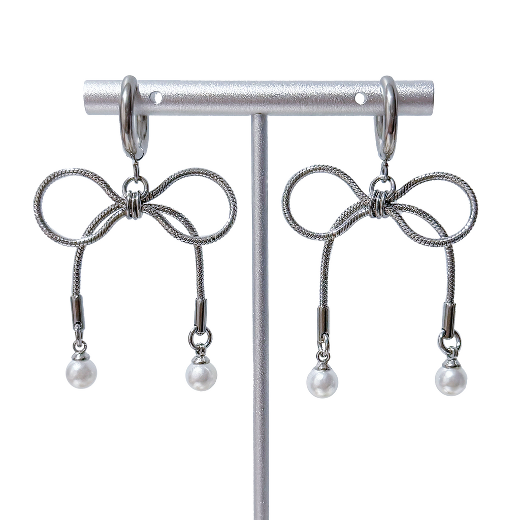 Ribbon Virus Earring
