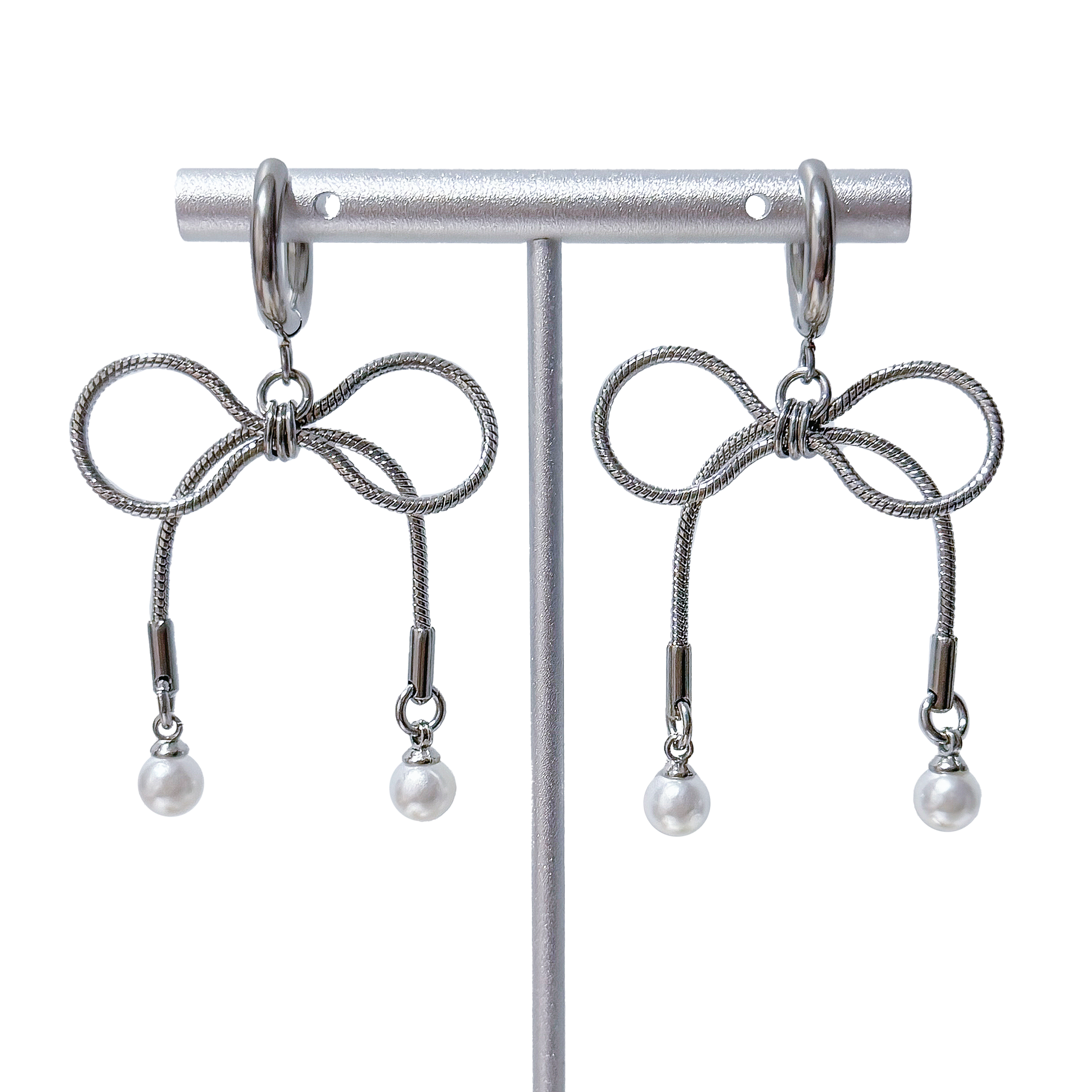 Ribbon Virus Earring